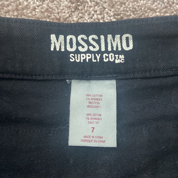 High waisted black jean shorts - Picture 3 of 5